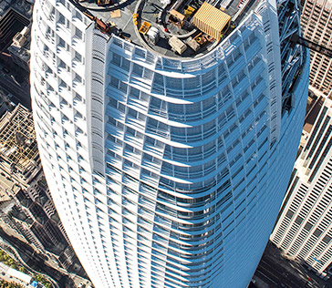 Salesforce Tower, San Francisco, CA, Benson Industrires, Glass facade, skyscraper