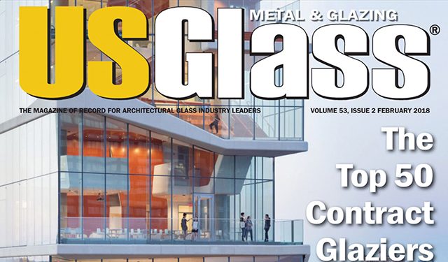 US Glass, Metal and Glazing, Top 50 Contract Glaziers, Benson Industries