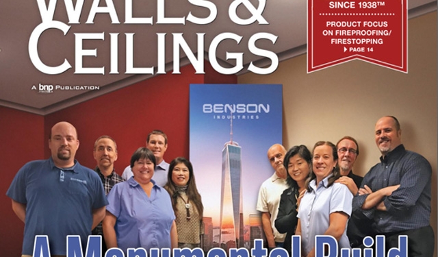 Walls & Ceilings, Magazine, Benson Industries