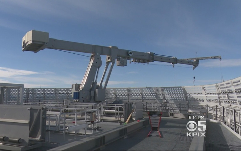 Salesforce Tower, San Francisco, Robotic Arm, Glass, Benson Industries