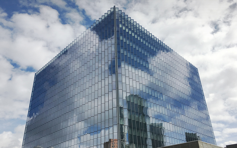 LA Courthouse, SOM Architects, Glazed Panels, Benson, Glass, California