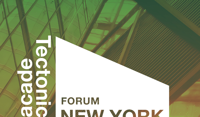 Facades Tectonics Forum New York, 2018