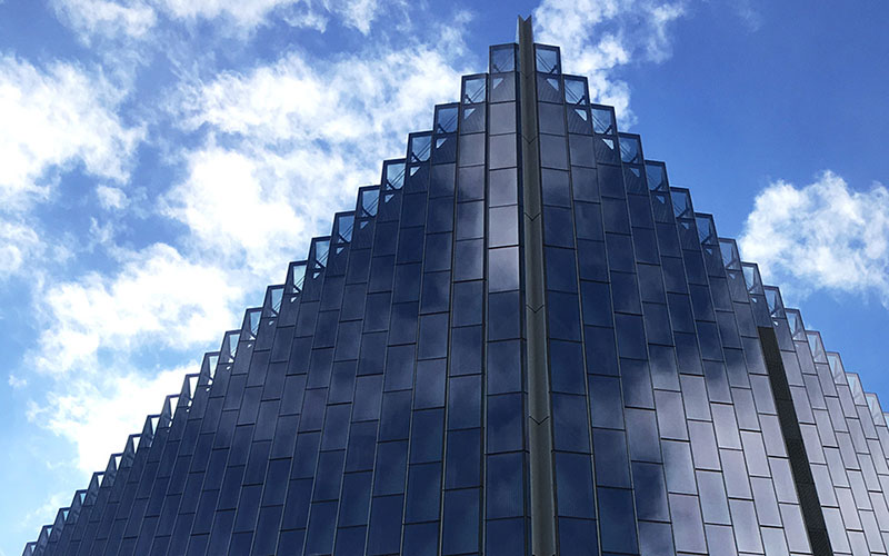 LA Courthouse, SOM Architects, Glazed Panels, Benson, Glass, California